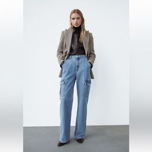 Zara Pocket Cargo Jeans